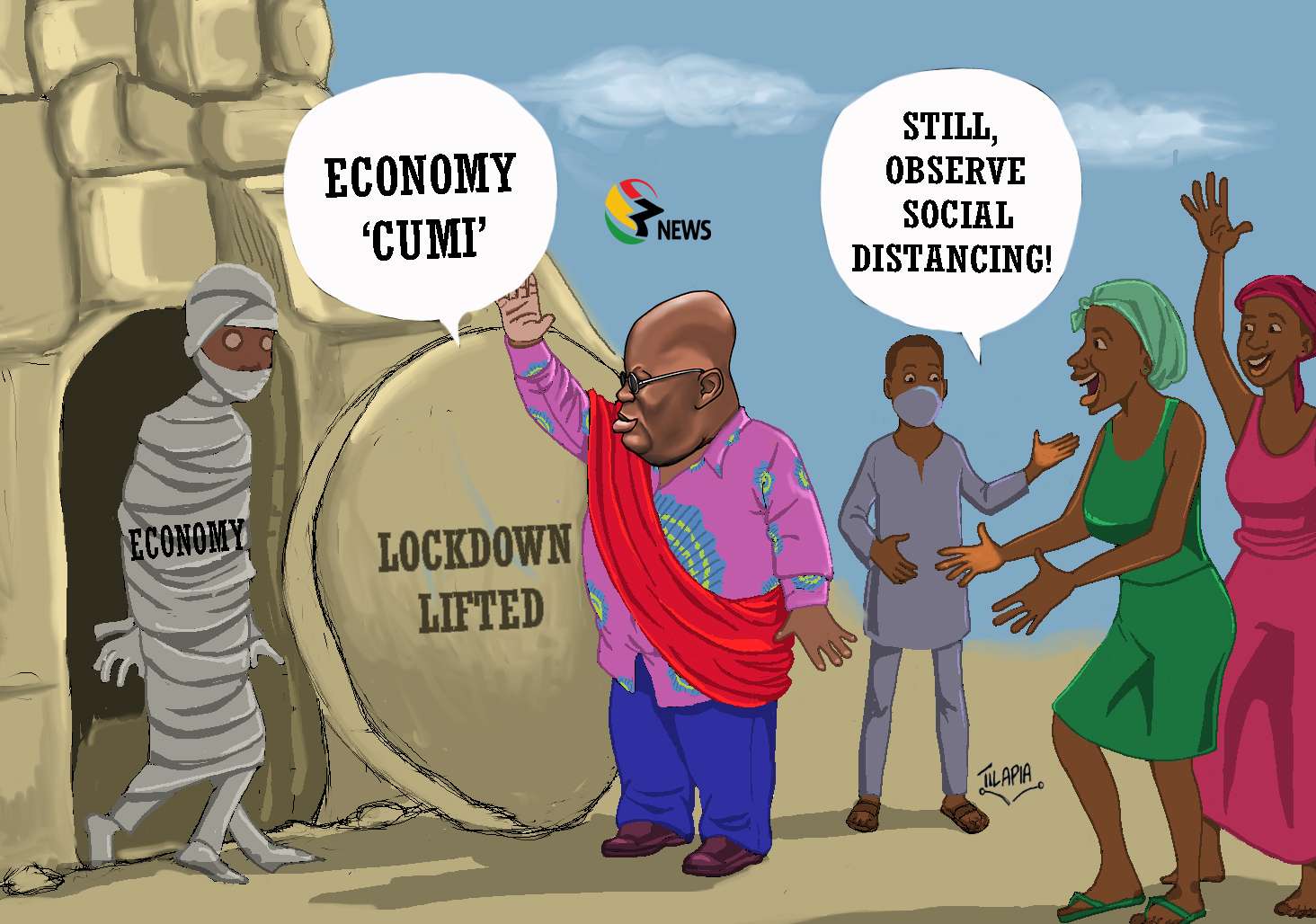 [Cartoon] Bringing the economy back to life!