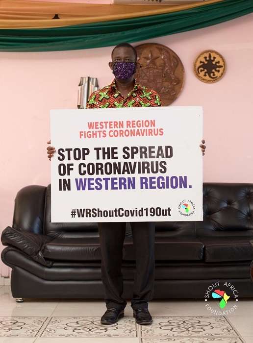 W/R Minister backs Shout Africa Foundation’s Covid-19 campaign