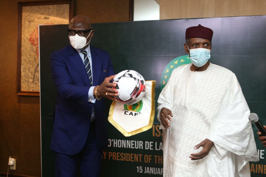 CAF decorate Issa Hayatou with Honorary President title