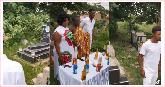Ghosts are chasing me - Kumawood actor, who celebrated his birthday in the cemetery, cries