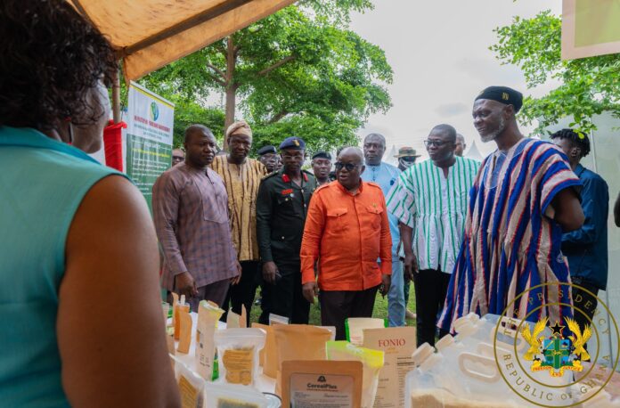 Akufo-Addo launches phase II of the Planting for Food and Jobs program.