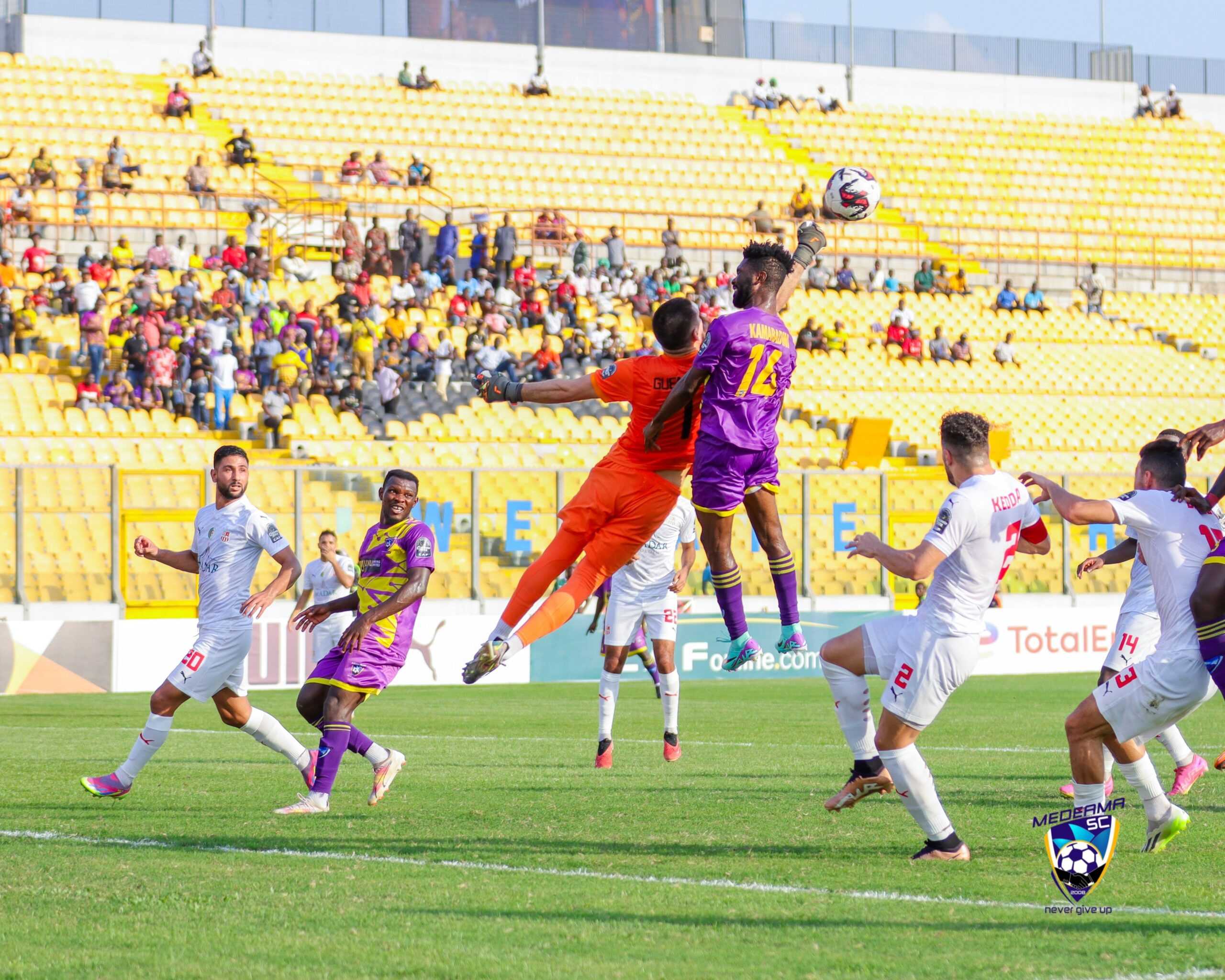 Medeama secure comeback win over CR Belouizdad in Kumasi